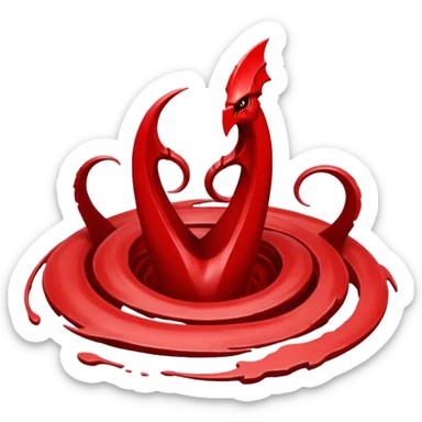 Blood of chaos in god of war  sticker