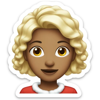 Clean girl Christmas  sticker