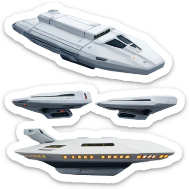 Star trek’s Shuttlecraft Galileo  sticker