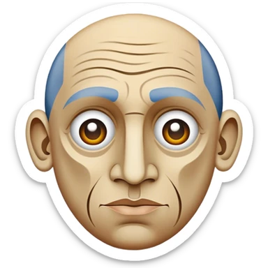 Cinematic Realistic Pablo Picasso Portrait Emoji, depicted as a visionary artist with abstract expressive features and a creative aura, rendered with rich textures and dynamic artistic lighting that captures his revolutionary spirit. sticker