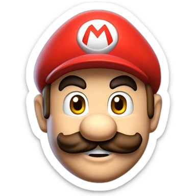 Super mario bross gigante sticker