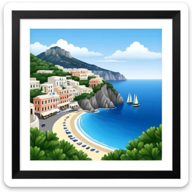 capri italy sticker