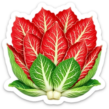 spicy napa cabbage leaves all red chili seasoning no face sticker