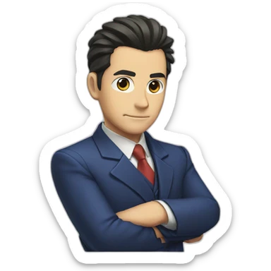 Ace attorney  sticker