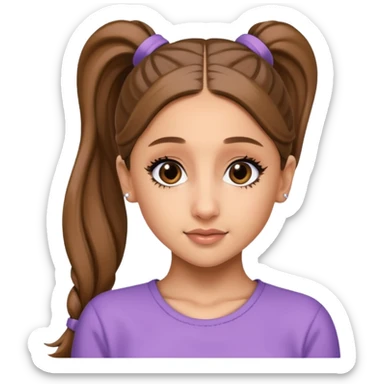 ariana grande ponytail 2025 a little older she’s 32 sticker