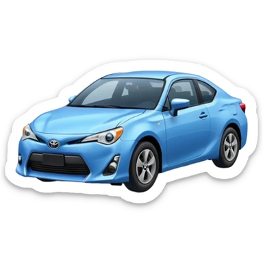 Drive safe in a blue Toyota  sticker