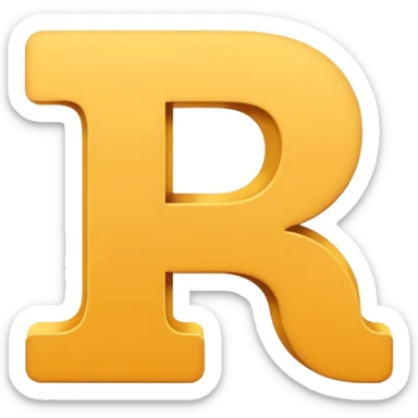 P N P Letters in modern font sticker