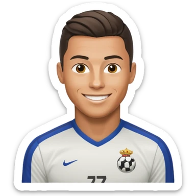 Creat me a cr7 emoji sticker