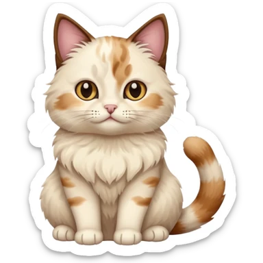 Color point cat sticker