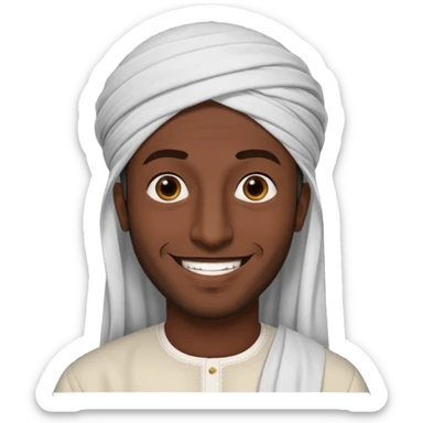 Arabic man says asalmau aliukum sticker