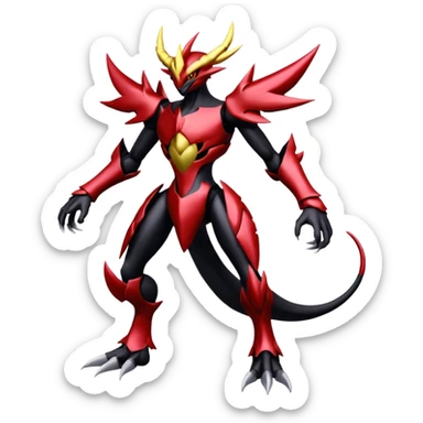 Giratina-Darkrai-Scizor-fusion (full body) sticker