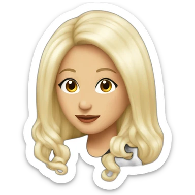 Cristina aguilera  sticker
