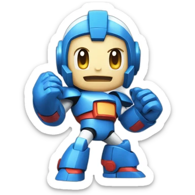 mega man sticker