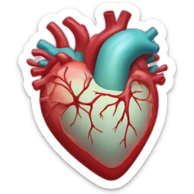 Just Organ heart sticker