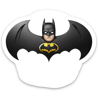 Batman logo sticker