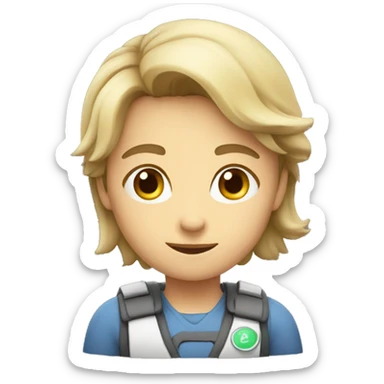 i can help you sticker