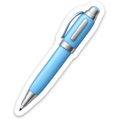 Light blue nice pen sticker