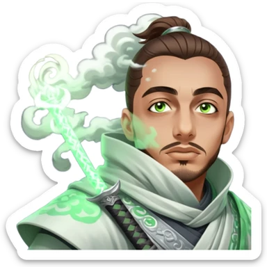 Moonlit Samurai sticker