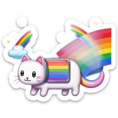 nyan cat sticker