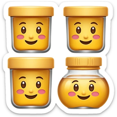 Varios produtos de beleza com tampa dos potes dourados e fundo transparente pra usar como figurinha sticker