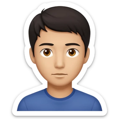 Bc 1000's Asian male sticker