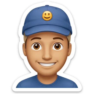 👌😁🧢 Combine these emojis and you get just the head without the body. sticker