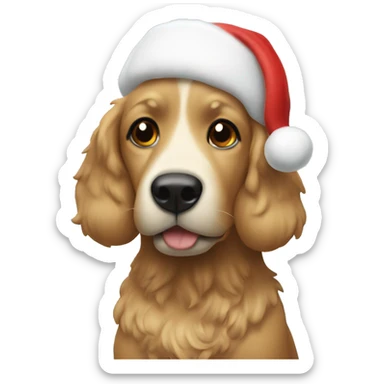christmas cokie sticker