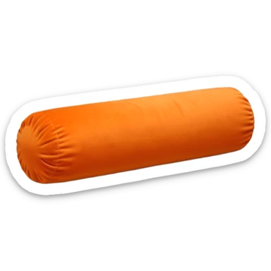 orange bolster pillow emoji sticker