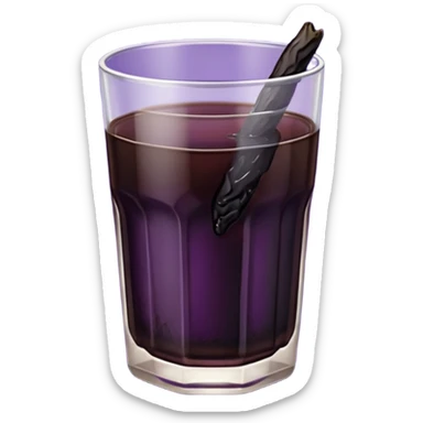 prune juice with prunes on the side sticker