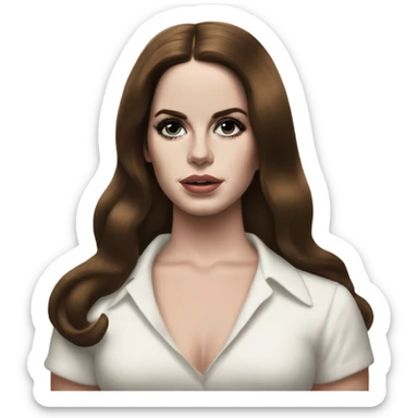 Lana Del Rey in her ultraviolence eras  sticker