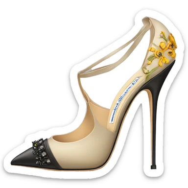 Stileto Manolo Blahnik Heels  sticker