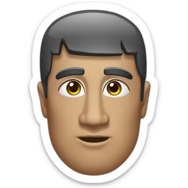 saluting-Easter-island-head sticker