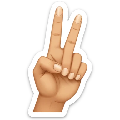 index finger extended, hand pointing at you sticker