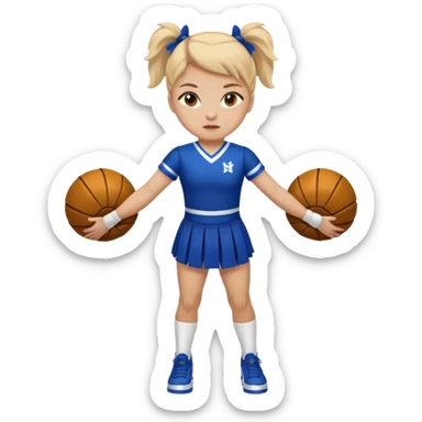 broken ankle cheerleader sticker