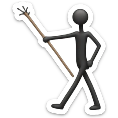 a stickman sticker