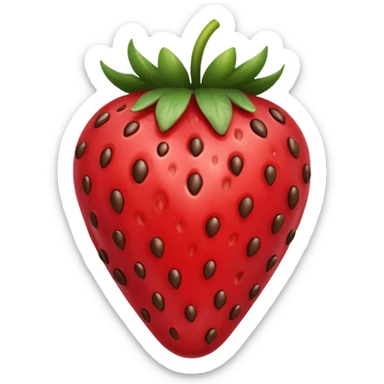 chocolate covered strawberry sticker