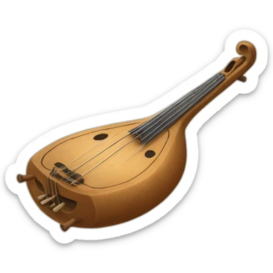 Erlandskian Terminian Igil String Instrument Ethnic sticker