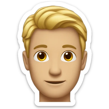 tall handsom man sticker