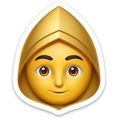 Kırmızı ortasında sarı hilal olan bayrak sticker