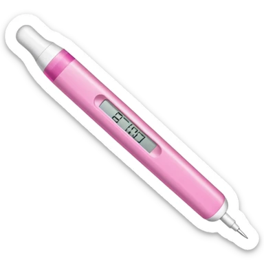 Positive pregnancy test sticker