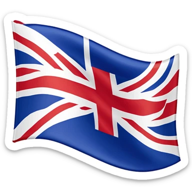 the flag of united kingdom sticker