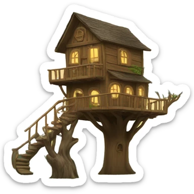 treehouse  sticker