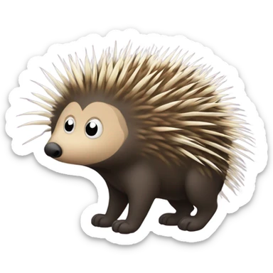 Porcupine sticker