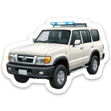 Nissan patrol car sticker