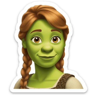 Shrek Fiona  sticker
