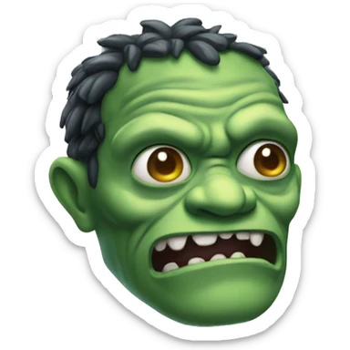 Creature from Lisa Frankenstein sticker