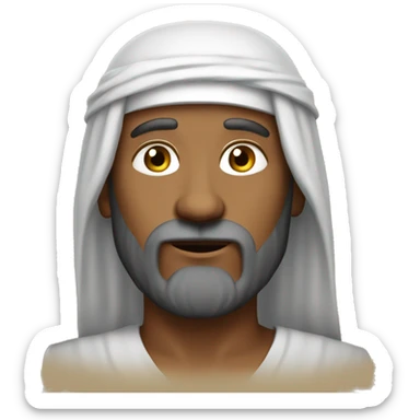 peter, a middle eastern disciple of jesus during biblical times sticker