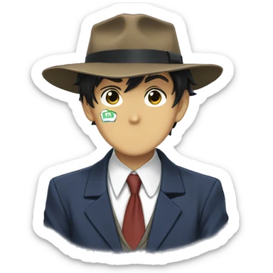 Case Closed detective Conan sticker