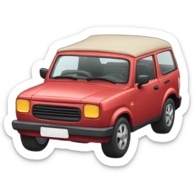 Piezas de un coche sticker