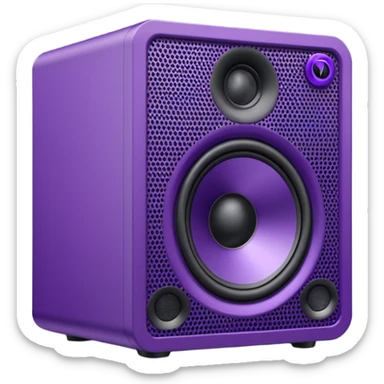 Purple Funktion-One Evo 7 loudspeaker sticker